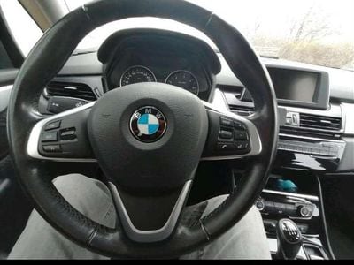 Usata BMW 218 Gran Tourer Advantage 150 CV (110 kW) 2015 Blu/azzurro Monovolume