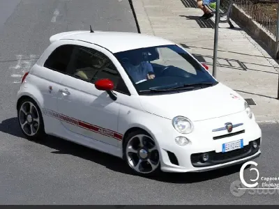 Usata Abarth 500 135 CV (99 kW) 2015 Bianco Utilitaria