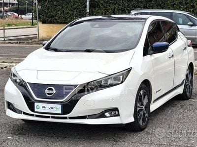 Usata Nissan Leaf N-Connecta 89 kW (122 CV) 2018 Bianco Utilitaria