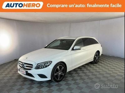 Usata Mercedes C200 160 CV (117 kW) 2021 Bianco Station wagon