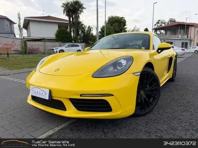 Usata Porsche 718 Cayman Edition 299 CV (219 kW) 2018 Giallo Coupé
