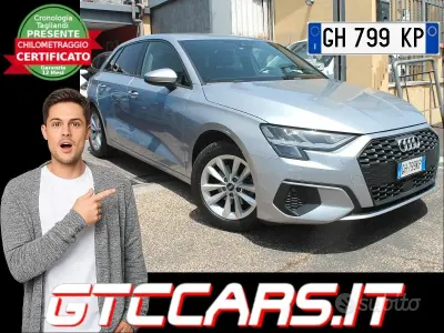 Usata Audi A3 150 CV (110 kW) 2021 Grigio Berlina