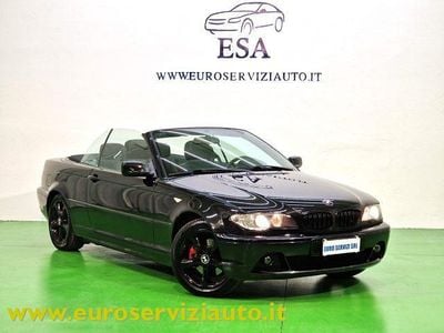 Usata BMW 320 Cabriolet 150 CV (110 kW) 2005 Nero Cabrio