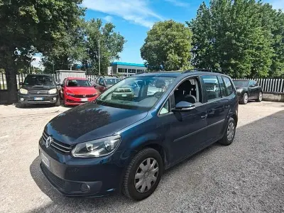 Usata VW Touran Comfortline 105 CV (77 kW) 2014 Blu Monovolume