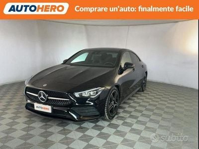 Usata Mercedes CLA200 Premium 150 CV (110 kW) 2022 Nero Berlina