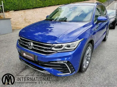 Usata VW Tiguan R-line 150 CV (110 kW) 2022 Blu/azzurro SUV