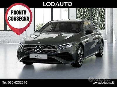 Nuova Mercedes A180 AMG line 116 CV (85 kW) 2025 Grigio Berlina