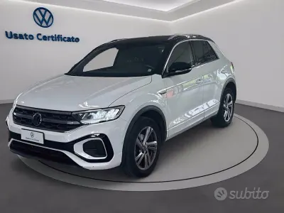 Usata VW T-Roc R-line 110 CV (80 kW) 2023 Bianco SUV