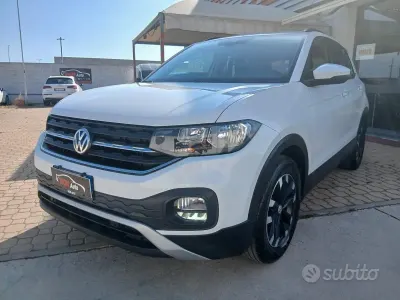 Usata VW T-Cross 95 CV (69 kW) 2020 Bianco SUV