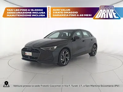 Usata Audi A3 Advanced Plus 150 CV (110 kW) 2025 Nero mito metallizzato Berlina