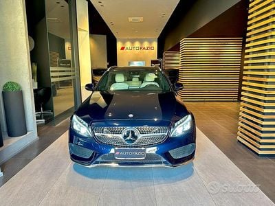 Usata Mercedes C220 Premium 170 CV (125 kW) 2018 Blu Station wagon