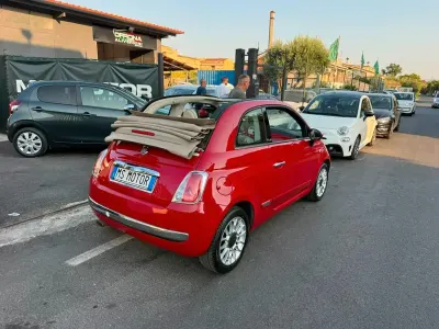 Usata Fiat 500C Lounge 69 CV (50 kW) 2011 Rosso Cabrio