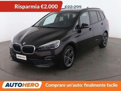 Usata BMW 218 Gran Tourer Sport Line 150 CV (110 kW) 2021 Nero Monovolume