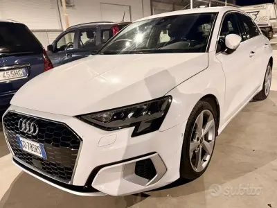 Usata Audi A3 150 CV (110 kW) 2021 Bianco Berlina