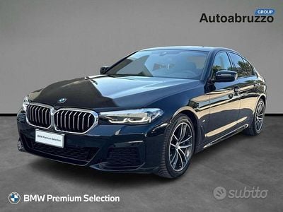 Usata BMW 530 M Sport 249 CV (183 kW) 2021 Nero Berlina
