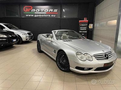 Usata Mercedes SL55 AMG AMG 500 CV (367 kW) 2004 Argento Cabrio