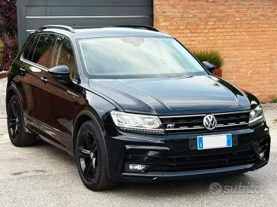 Gebraucht VW Tiguan R-line 116 PS (85 kW) 2020 Schwarz SUV