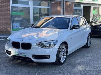 Begagnad BMW 116 Sport Line 115 HK (84 kW) 2015 Vit Halvkombi