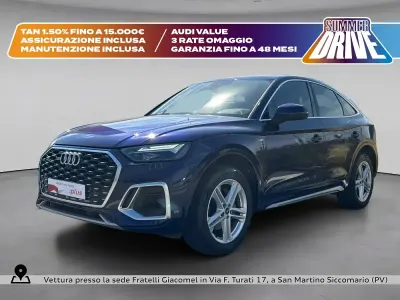 Usata Audi Q5 Sportback S-Line 204 CV (150 kW) 2022 Blu SUV