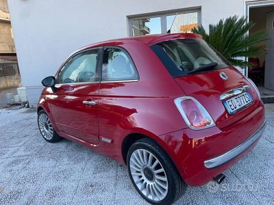 Usata Fiat 500 Lounge 95 CV (69 kW) 2011 Rosso Utilitaria