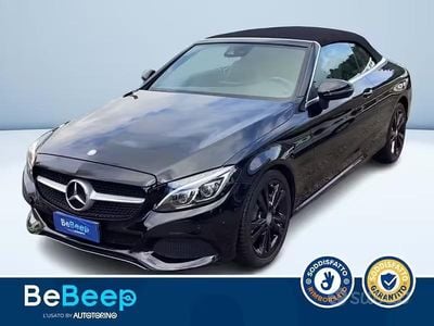 Usado Mercedes C220 170 CV (125 kW) 2016 Negro Descapotable