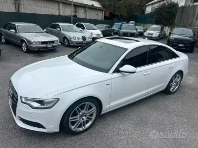 Usado Audi A6 S-Line 177 CV (130 kW) 2012 Blanco Berlina