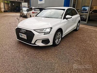 Usata Audi A3 Advanced 116 CV (85 kW) 2022 Bianco Berlina