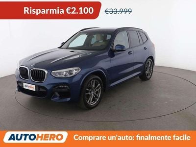Usata BMW X3 M Sport 190 CV (139 kW) 2021 Blu SUV