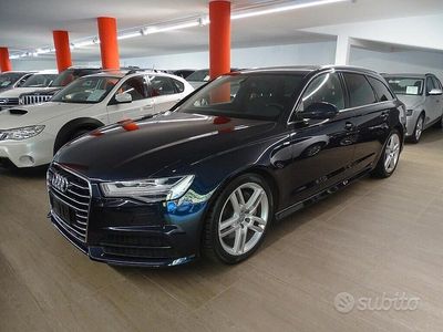 Usata Audi A6 S-Line 272 CV (200 kW) 2018 Blu/azzurro Station wagon