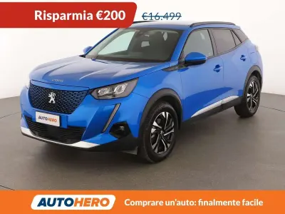 Usata Peugeot e-2008 Allure 100 kW (136 CV) 2021 Blu/azzurro SUV