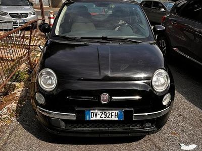Usata Fiat 500 Lounge 75 CV (55 kW) 2009 Nero Cabrio