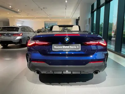 Usata BMW 420 Cabriolet Efficient Dynamics 190 CV (139 kW) 2022 Blu Cabrio