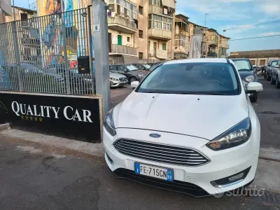 Usata Ford Focus Titanium 120 CV (88 kW) 2016 Bianco Berlina
