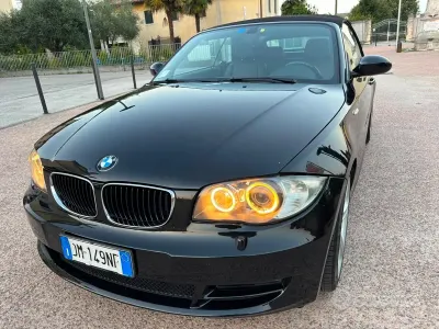 Usata BMW 120 Cabriolet 170 CV (125 kW) 2008 Nero Cabrio