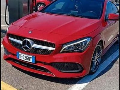 Usata Mercedes CLA220 AMG line 177 CV (130 kW) 2016 Rosso Berlina
