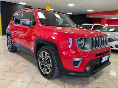 Usata Jeep Renegade Limited 150 CV (110 kW) 2019 Rosso SUV