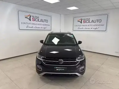 Usata VW T-Cross Style 110 CV (80 kW) 2020 Nero SUV