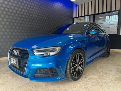 Usata Audi A3 149 CV (109 kW) 2017 Blu Berlina