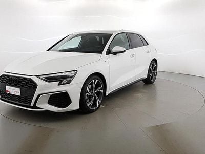 Usata Audi A3 S-Line 110 CV (80 kW) 2023 Bianco Berlina