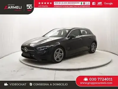 Usata Mercedes A180 AMG line 136 CV (100 kW) 2025 Nero Utilitaria