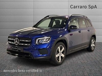 Usata Mercedes GLB200 150 CV (110 kW) 2022 Blu metallizzato SUV