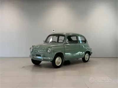 Usata Fiat 600 26 CV (19 kW) 1950 Verde Utilitaria