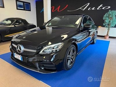 Usata Mercedes C200 Premium 150 CV (110 kW) 2019 Nero Berlina