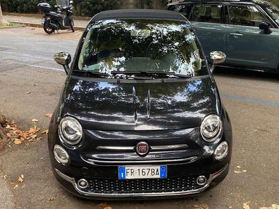Usata Fiat 500C 69 CV (50 kW) 2016 Nero Cabrio
