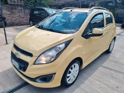 Usata Chevrolet Spark 68 CV (50 kW) 2013 Giallo Utilitaria