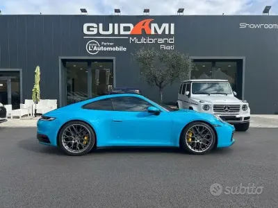 Usata Porsche 911 Carrera 4S 450 CV (330 kW) 2019 Bluazzurro Coupé