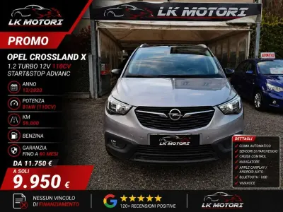 Usata Opel Crossland X 110 CV (80 kW) 2020 Grigio SUV