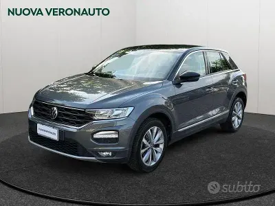 Usata VW T-Roc Style 110 CV (80 kW) 2021 Grigio SUV
