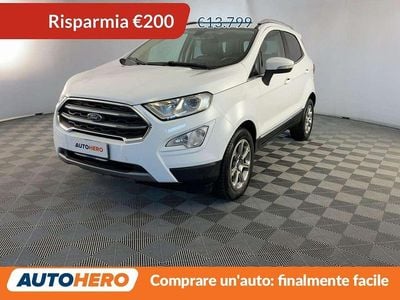 Bianco Usata 2018 Ford Ecosport Titanium SUV | 13.599 € (Buon prezzo)