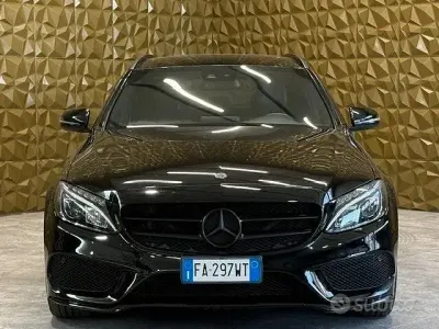 Usata Mercedes C220 Premium 170 CV (125 kW) 2015 Nero Station wagon